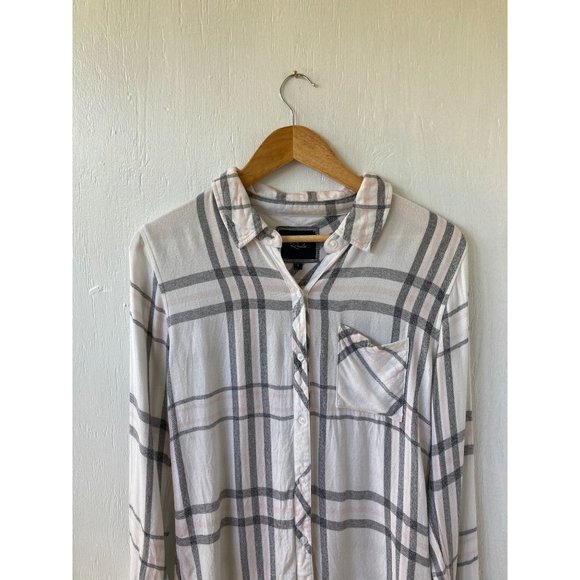 Anthropologie Rails Plaid Flannel Button Down Shirt - Picture 2 of 11